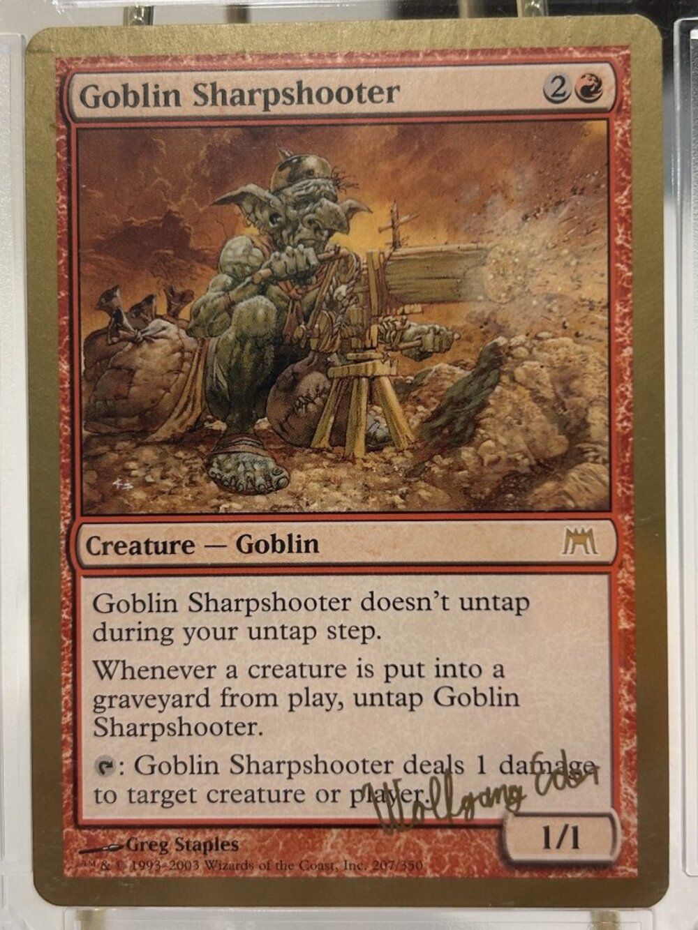 Goblin Sharpshooter (Berlin 2003 (Wolfgang Eder) World Championships IN MAG CASE